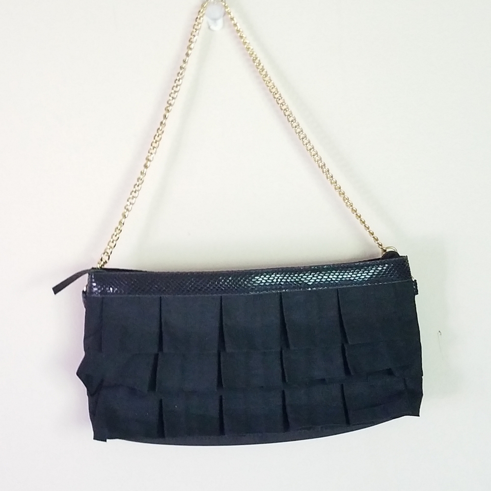 Femme Couture Bella Black Clutch/Purse